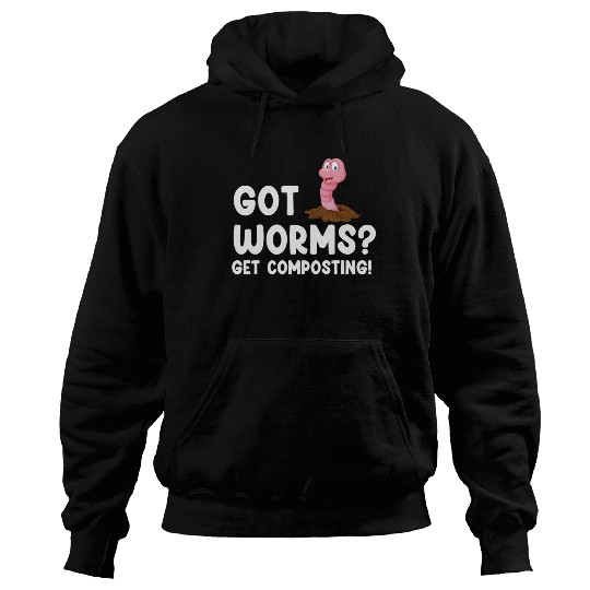 Worm Farmer Vermicompost Cute Men Women Hoodies