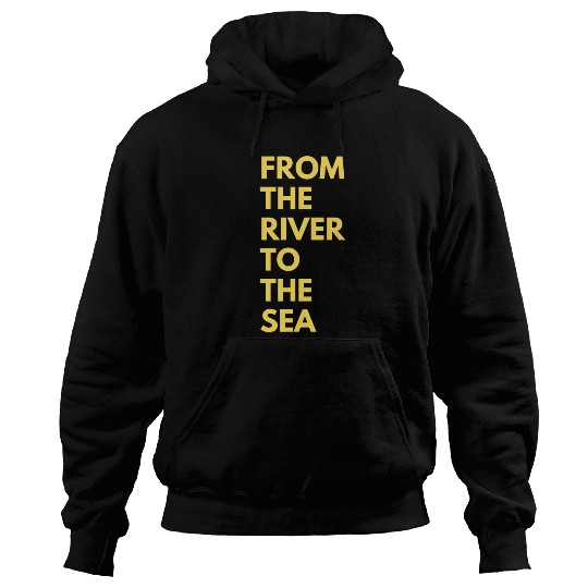 from the river to the sea Hoodies