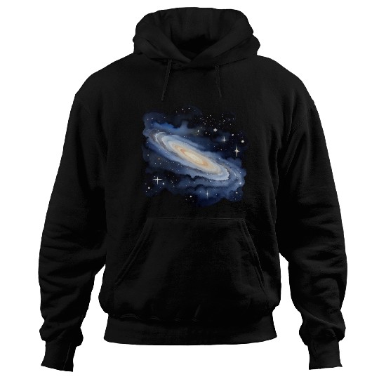 Watercolor Milky Way Hoodies