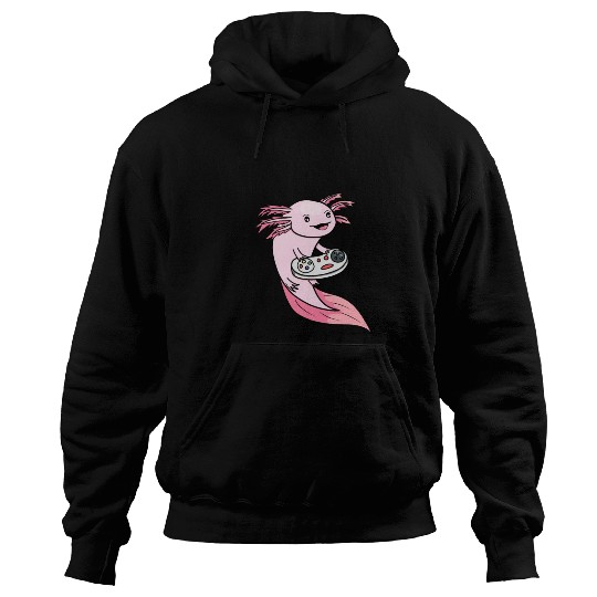 The Pink Axolotl Gamer Hoodies