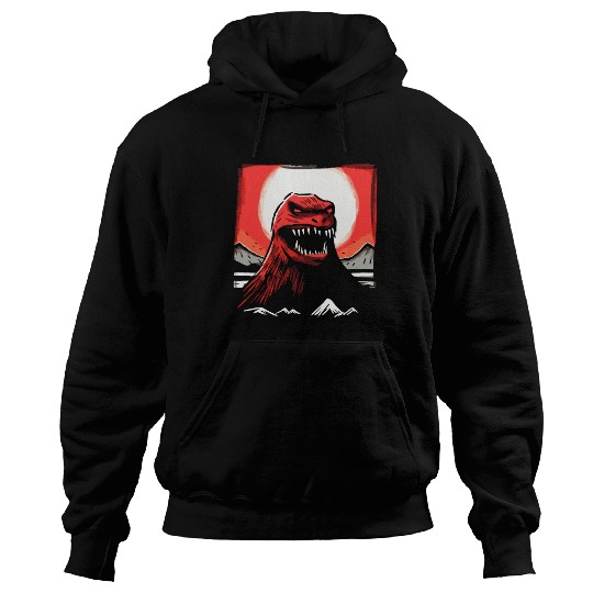 Red Sun Japan: Lizard Monster Hoodies