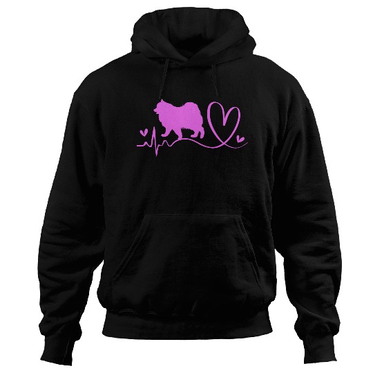 Dog Heartbeat I Love Samoyed Hoodies