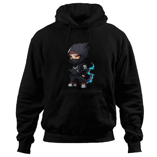 Chibi Dragon Ninja Character Hoodies