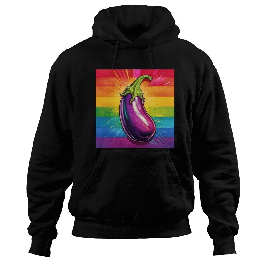 LGBTQ Eggplant Hoodies