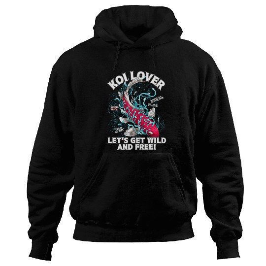 Red Koi elegant animal Hoodies