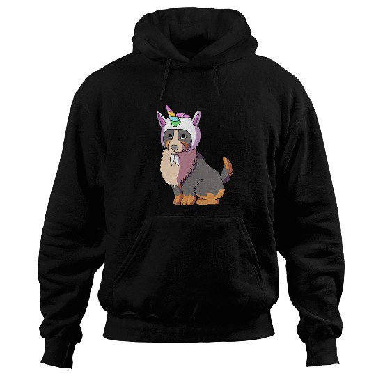 Cute Bernese Dog Lover Unicorn Bernese Hoodies