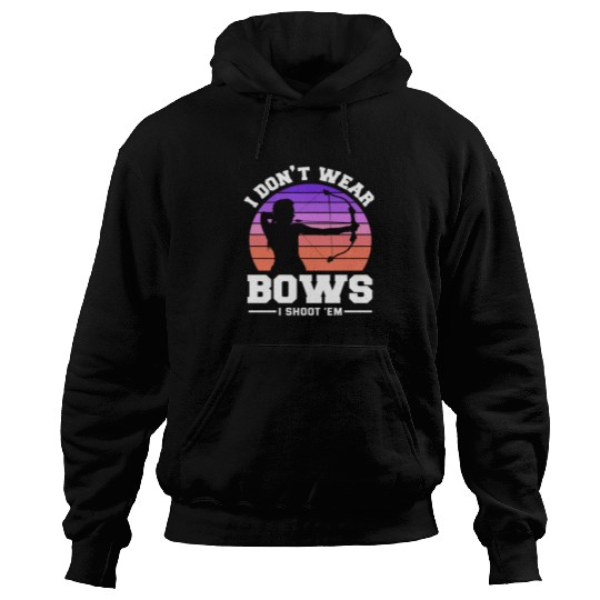 Archer Retro Bow Girl Archery Hoodies