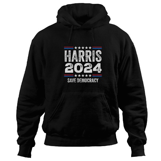 Kamala Harris 2024 Save Democracy US Election Hoodies
