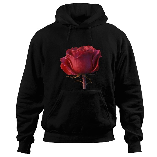 the rose nature design Hoodies