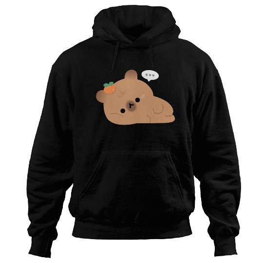Tired Capybara Hoodies