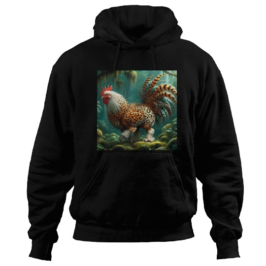 The chicken-leopard Hoodies