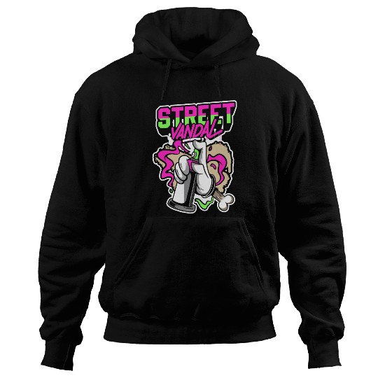 Street Art Spray Can Streetwear Hoodies