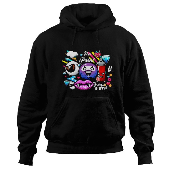 Graffiti Sprayer Breakdance Painting Hoodies