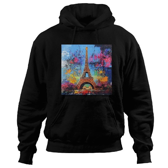 Paris-Eiffel Tower Hoodies
