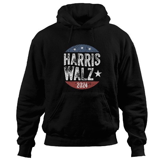 Harris Walz Waltz 2024 Retro Vintage Hoodies