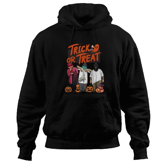 halloween trick or treat Hip Hop cholos Hoodies