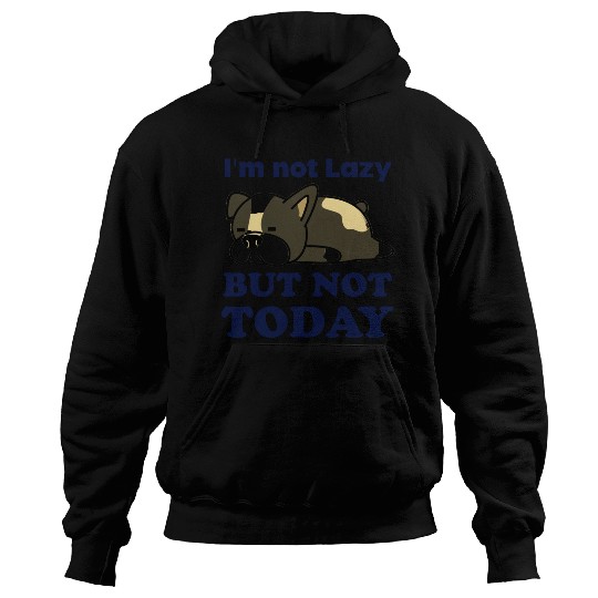 Relaxing Bulldog Graphic: Embrace Your Lazy Day Hoodies