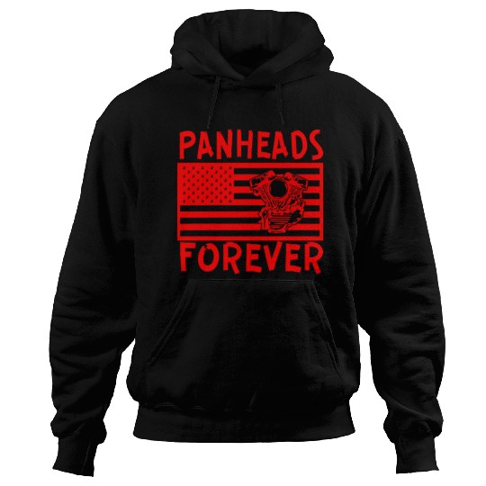 Panheads Forever LIKE US ON FACEBOOK Hoodies