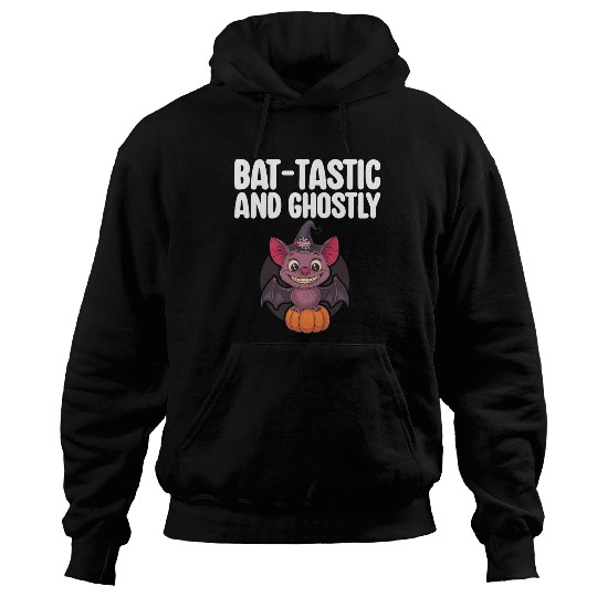 Bat-tastic and Ghostly Halloween Fun Hoodies