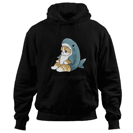 sand cat love pet cat shark Hoodies