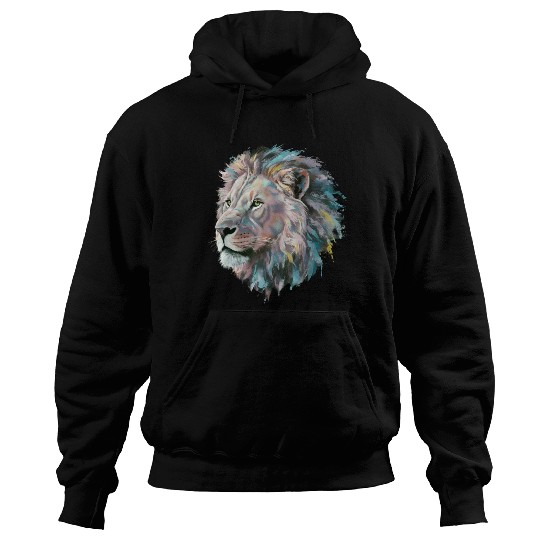 The King of the Savanna and His Pastel Toned Juba Hoodies