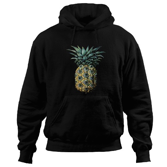 Weirdcore Aesthetic Pineapple Eyes Human Eyeball S Hoodies