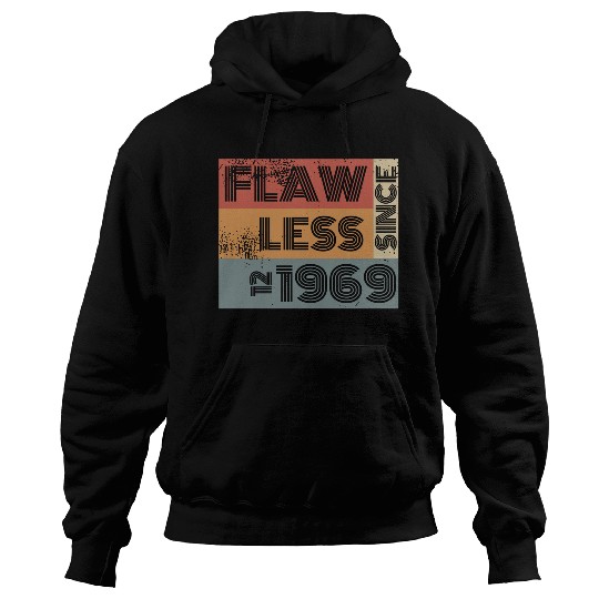 55th birthday Flawless since 12/1969 Hoodies