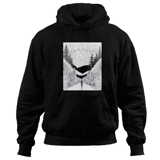 Journey into the Wilderness Hoodies