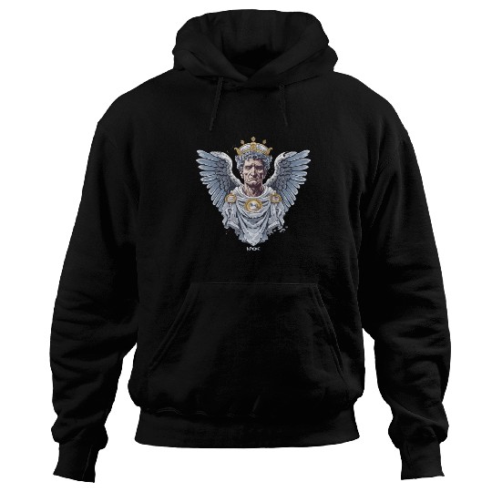 Emperor Caesar with Angel Wings Hoodies