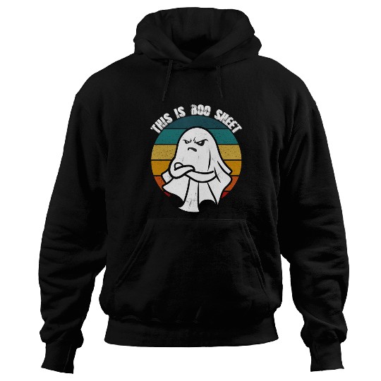 This Is Boo Sheet Ghost Retro Halloween Hoodies