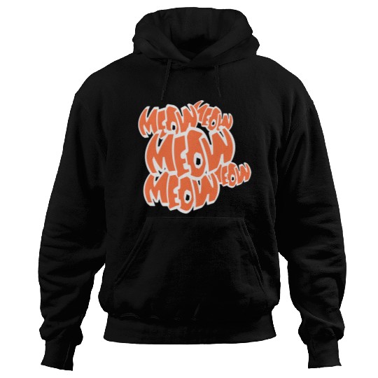 Many Funny Meow Cat Meow Comic Letters Text Quote Hoodies