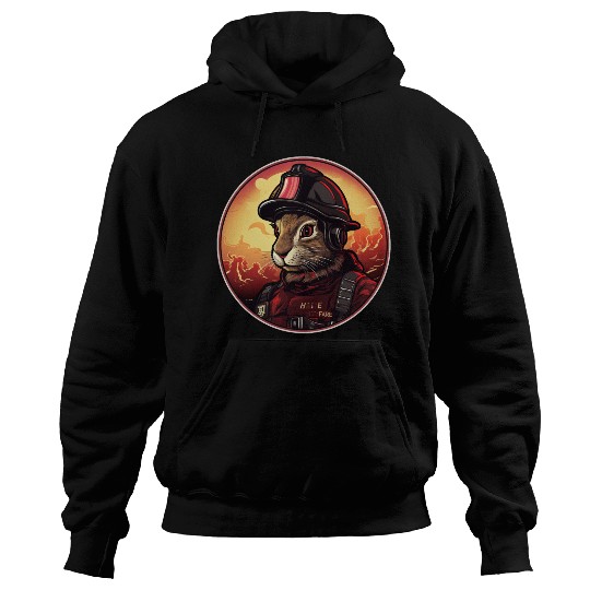 Rabbit Firefighter Hoodies