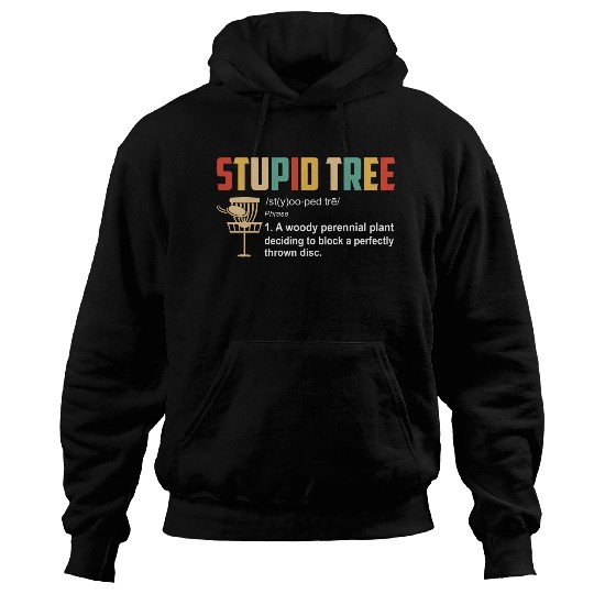 Vintage Stupid Tree Definition Hoodies