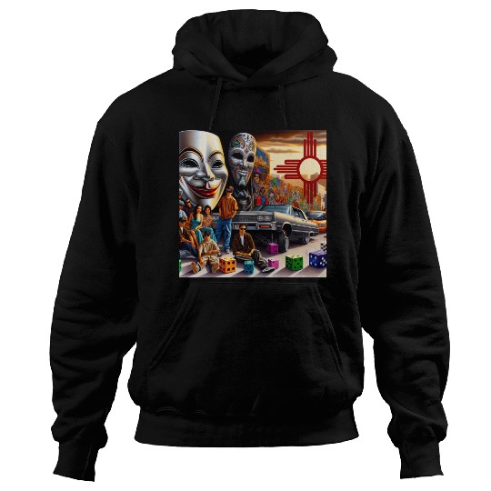 New Mexico Zia Symbol Hoodies