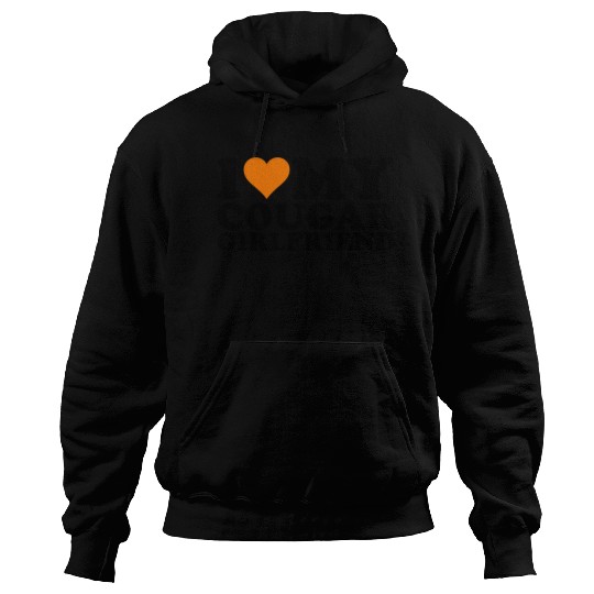 I Love Cougars Cougar Humor Valentine's Day 1WH2 Hoodies