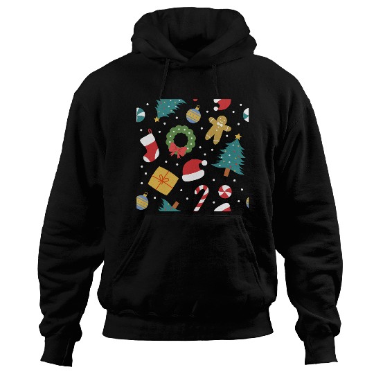 Classic Christmas Icons Hoodies