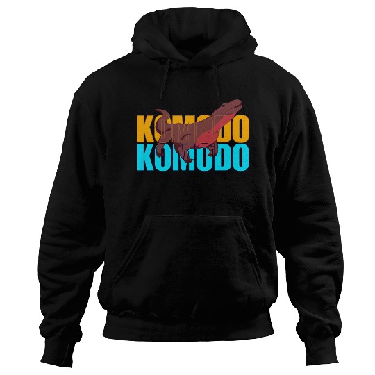Fierce Komodo Dragon Hoodies