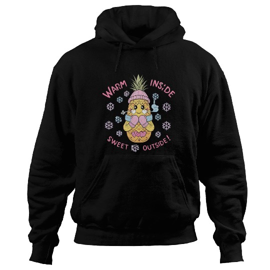 Charming Pineapple “Warm Inside, Sweet Outside” Hoodies