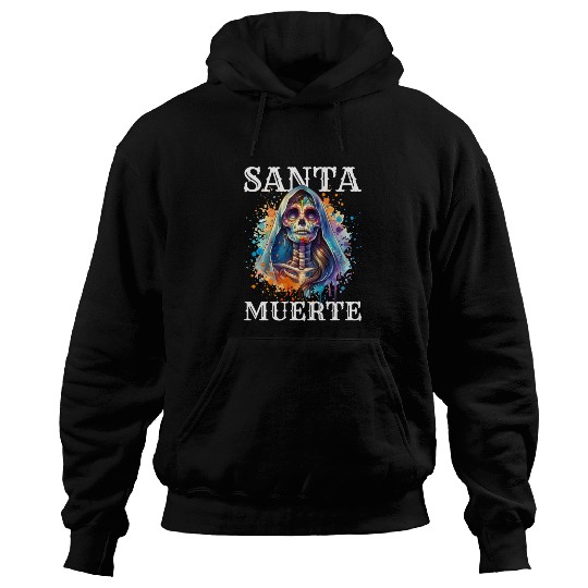 Santa Muerte for Karnival, Halloween and Día de Hoodies