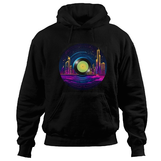 Vinyl City Spinning Hoodies