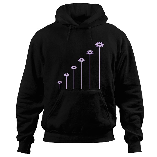 Many Pretty Daisy Flowers Decorative Nature Design Hoodies