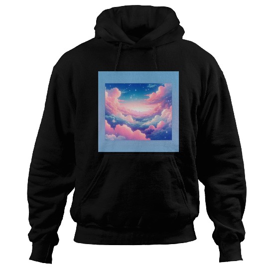 pastel cloud Hoodies