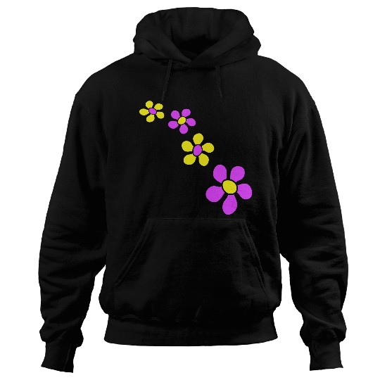 Many Pretty Daisy Flowers Decorative Nature Design Hoodies