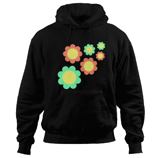Many Pretty Daisy Flowers Decorative Nature Design Hoodies