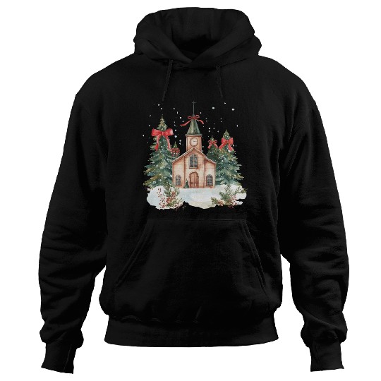 Oh Come Let Us Adore Him Funny Chrismas Jesus Hoodies