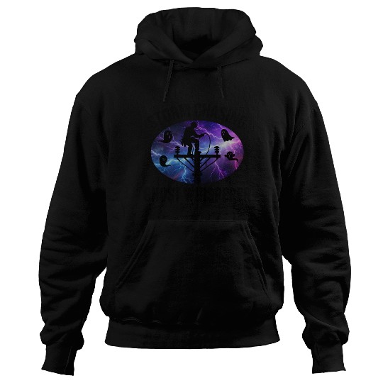 Storm Chasing Ghost Whisperer – Lineman Halloween Hoodies