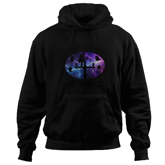 Storm Chasing Ghost Whisperer – Lineman Halloween Hoodies
