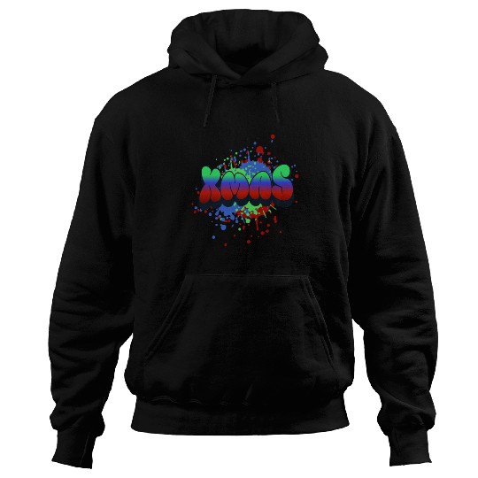 Xmas - A Christmas Graffiti Design Hoodies