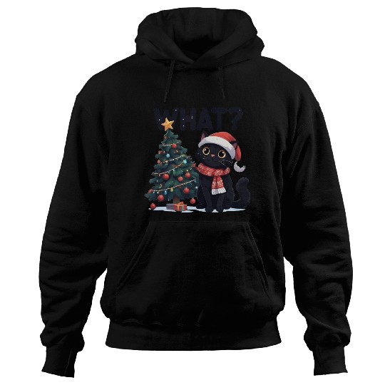 FUNNY CHRISTMAS CAT Hoodies