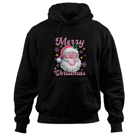 Merry Christmas, Christmas Vingtage, Preppy Santa Hoodies